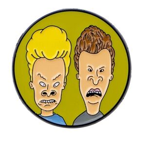 Beavis and Butt-Head 1993 Drama Cartoon Character Pin